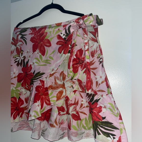 Marina Luna Tropical Side Tie Skirt - Picture 2 of 6